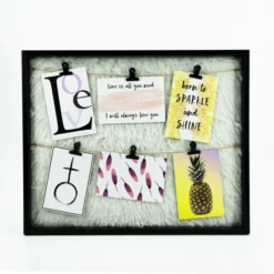 Bilderrahmen, BxL: 3 X 52 Cm, Schwarz, Holzwerkstoff