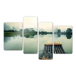 K&L Wall Art Glasbild-Set »Glasbild«, (BxH): X