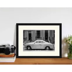 ANY IMAGE Digitaldruck »Oldie Im Schnee«, Rahmen: Buchenholz, Schwarz -Wohnen Wohndeko Verkäufe unnamed file 134