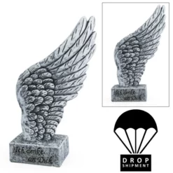 Grabschmuck, Flügel L, Grau