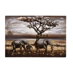 INTERIA Home & Living Wandbild, Stahlblech, Mehrfarbig