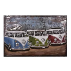 INTERIA Home & Living Wandbild, Stahlblech, Mehrfarbig