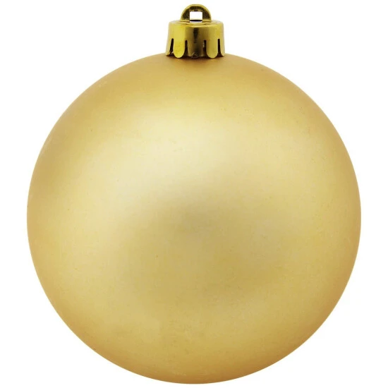 CASAYA Weihnachtskugel, Ø: 10 Cm, Goldfarben, 4 Stück 5 CASAYA Weihnachtskugel, Ø: 10 Cm, Goldfarben, 4 Stück – Bild 3