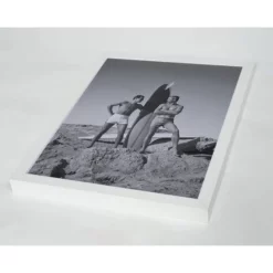 ANY IMAGE Digitaldruck »Wellenreiter«, Rahmen: Buchenholz, Weiß -Wohnen Wohndeko Verkäufe unnamed file 1980