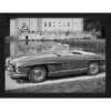 ANY IMAGE Digitaldruck »Mercedes Benz 300 SL Roadster«, Rahmen: Buchenholz, Schwarz