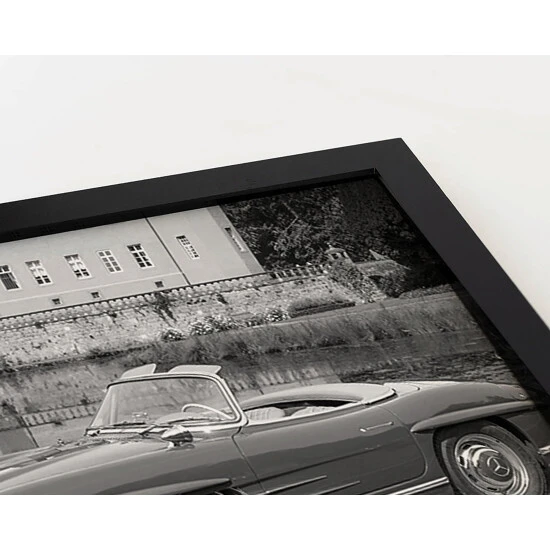 ANY IMAGE Digitaldruck »Mercedes Benz 300 SL Roadster«, Rahmen: Buchenholz, Schwarz 5 ANY IMAGE Digitaldruck »Mercedes Benz 300 SL Roadster«, Rahmen: Buchenholz, Schwarz – Bild 3