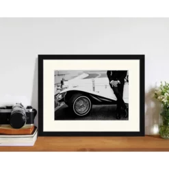 ANY IMAGE Digitaldruck »Elegantes Auto«, Rahmen: Buchenholz, Schwarz -Wohnen Wohndeko Verkäufe unnamed file 1987
