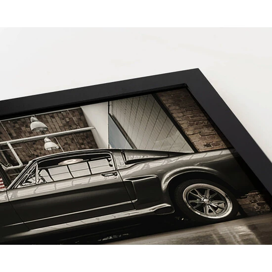 ANY IMAGE Digitaldruck »Ford Mustang GT 500«, Rahmen: Buchenholz, Schwarz 6 ANY IMAGE Digitaldruck »Ford Mustang GT 500«, Rahmen: Buchenholz, Schwarz – Bild 4