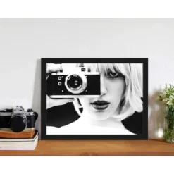 ANY IMAGE Digitaldruck »Analog Kamera«, Rahmen: Buchenholz, Schwarz -Wohnen Wohndeko Verkäufe unnamed file 2012