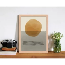 ANY IMAGE Digitaldruck »Die Sonne«, Rahmen: Buchenholz, Natur -Wohnen Wohndeko Verkäufe unnamed file 2015