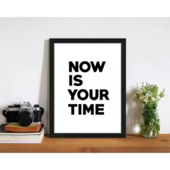 ANY IMAGE Digitaldruck »Ihre Zeit«, Rahmen: Buchenholz, Schwarz -Wohnen Wohndeko Verkäufe unnamed file 2040