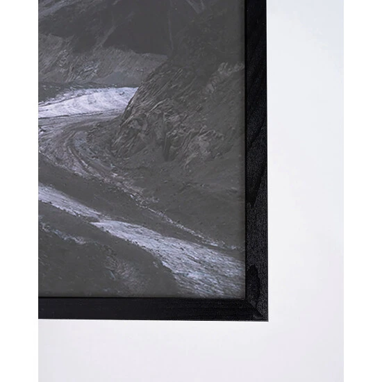 ANY IMAGE Digitaldruck »Mer De Glace In Chamonix«, Rahmen: Buchenholz, Schwarz 6 ANY IMAGE Digitaldruck »Mer De Glace In Chamonix«, Rahmen: Buchenholz, Schwarz – Bild 4