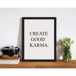 ANY IMAGE Digitaldruck »Karma«, Rahmen: Buchenholz, Schwarz -Wohnen Wohndeko Verkäufe unnamed file 2052