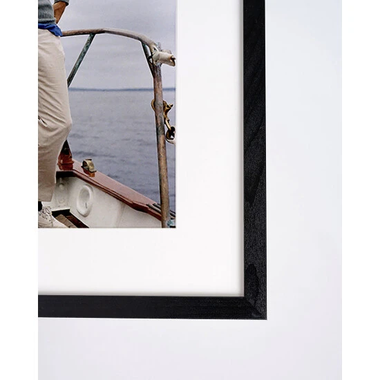 ANY IMAGE Digitaldruck »John F. Kennedy, Segeln«, Rahmen: Buchenholz, Schwarz 4 ANY IMAGE Digitaldruck »John F. Kennedy, Segeln«, Rahmen: Buchenholz, Schwarz – Bild 2