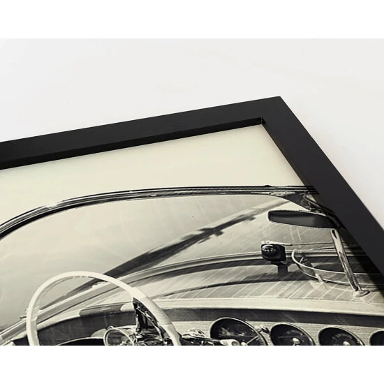 ANY IMAGE Digitaldruck »Oldimer Boot«, Rahmen: Buchenholz, Schwarz 6 ANY IMAGE Digitaldruck »Oldimer Boot«, Rahmen: Buchenholz, Schwarz – Bild 4
