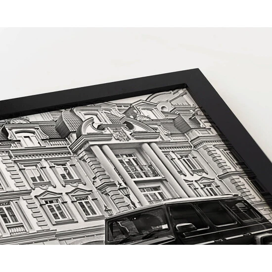 ANY IMAGE Digitaldruck »Mercedes Benz G63 AMG«, Rahmen: Buchenholz, Schwarz 5 ANY IMAGE Digitaldruck »Mercedes Benz G63 AMG«, Rahmen: Buchenholz, Schwarz – Bild 3