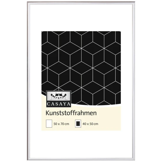 Bilderrahmen, CASAYA Kunststoffrahmen, Silber, 50x70 Cm 3 Bilderrahmen, CASAYA Kunststoffrahmen, Silber, 50x70 Cm