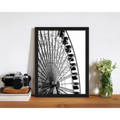 ANY IMAGE Digitaldruck »Riesenrad«, Rahmen: Buchenholz, Schwarz -Wohnen Wohndeko Verkäufe unnamed file 2104