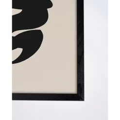 ANY IMAGE Digitaldruck »Schwarz Auf Beige«, Rahmen: Buchenholz, Schwarz -Wohnen Wohndeko Verkäufe unnamed file 2116