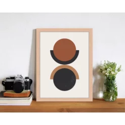 ANY IMAGE Digitaldruck »Geometrische Kunst I«, Rahmen: Buchenholz, Natur -Wohnen Wohndeko Verkäufe unnamed file 2119