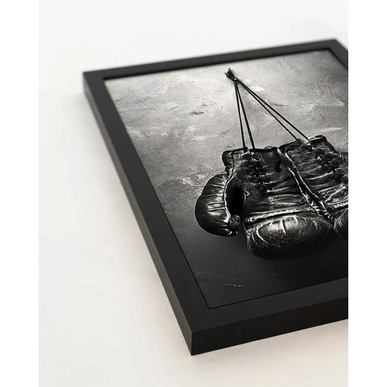 ANY IMAGE Digitaldruck »Boxhandschuhe«, Rahmen: Buchenholz, Schwarz 4 ANY IMAGE Digitaldruck »Boxhandschuhe«, Rahmen: Buchenholz, Schwarz – Bild 2