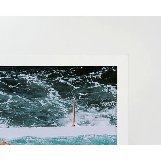 ANY IMAGE Digitaldruck »Ozeanschwimmbad«, Rahmen: Buchenholz, Weiß 5 ANY IMAGE Digitaldruck »Ozeanschwimmbad«, Rahmen: Buchenholz, Weiß – Bild 3