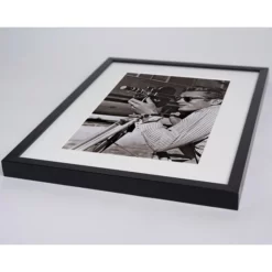 ANY IMAGE Digitaldruck »James Dean Mit Filmkamera«, Rahmen: Buchenholz, Schwarz -Wohnen Wohndeko Verkäufe unnamed file 2148