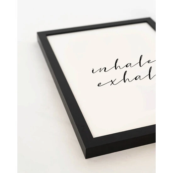 ANY IMAGE Digitaldruck »Einatmen, Ausatmen«, Rahmen: Buchenholz, Schwarz 6 ANY IMAGE Digitaldruck »Einatmen, Ausatmen«, Rahmen: Buchenholz, Schwarz – Bild 4
