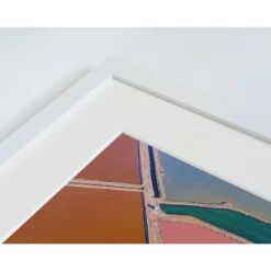 ANY IMAGE Digitaldruck »Salzfelder«, Rahmen: Buchenholz, Weiß -Wohnen Wohndeko Verkäufe unnamed file 2171