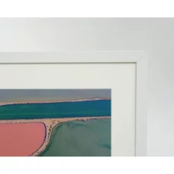 ANY IMAGE Digitaldruck »Salzfelder«, Rahmen: Buchenholz, Weiß -Wohnen Wohndeko Verkäufe unnamed file 2172