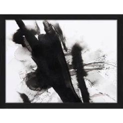 ANY IMAGE Digitaldruck »Schwarze Farbe«, Rahmen: Buchenholz, Schwarz