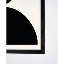 ANY IMAGE Digitaldruck »Abstrakt Minimalismus In Schwarz III«, Rahmen: Buchenholz, Schwarz -Wohnen Wohndeko Verkäufe unnamed file 2204