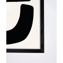 ANY IMAGE Digitaldruck »Abstrakt Minimalismus In Schwarz II«, Rahmen: Buchenholz, Schwarz -Wohnen Wohndeko Verkäufe unnamed file 2208