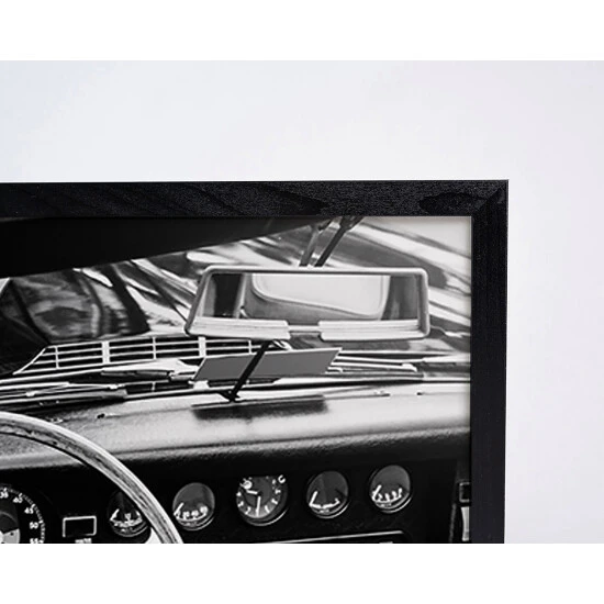 ANY IMAGE Digitaldruck »Kabriolett«, Rahmen: Buchenholz, Schwarz 5 ANY IMAGE Digitaldruck »Kabriolett«, Rahmen: Buchenholz, Schwarz – Bild 3