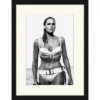 ANY IMAGE Digitaldruck »Ursula Andress, Bond Girl«, Rahmen: Buchenholz, Schwarz