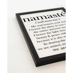 ANY IMAGE Digitaldruck »Namasté«, Rahmen: Buchenholz, Schwarz -Wohnen Wohndeko Verkäufe unnamed file 2240