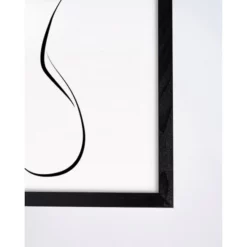 ANY IMAGE Digitaldruck »Linien Kunst Frau«, Rahmen: Buchenholz, Schwarz -Wohnen Wohndeko Verkäufe unnamed file 2244