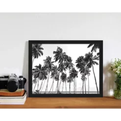 ANY IMAGE Digitaldruck »Kokospalmen«, Rahmen: Buchenholz, Schwarz -Wohnen Wohndeko Verkäufe unnamed file 2260