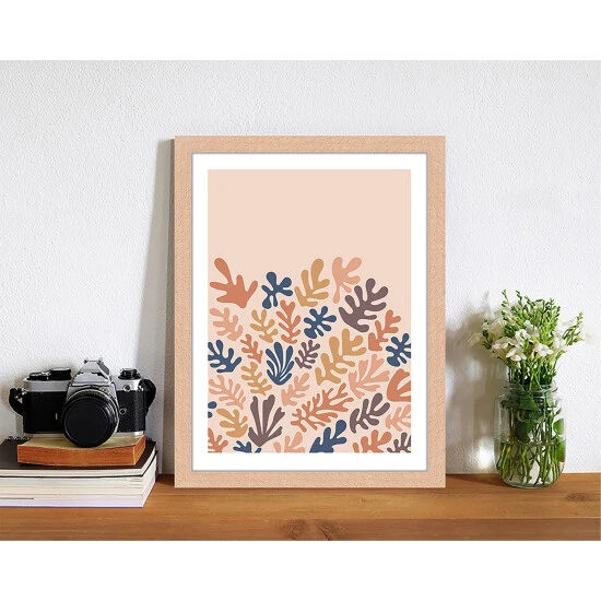 ANY IMAGE Digitaldruck »Blätter«, Rahmen: Buchenholz, Natur 4 ANY IMAGE Digitaldruck »Blätter«, Rahmen: Buchenholz, Natur – Bild 2