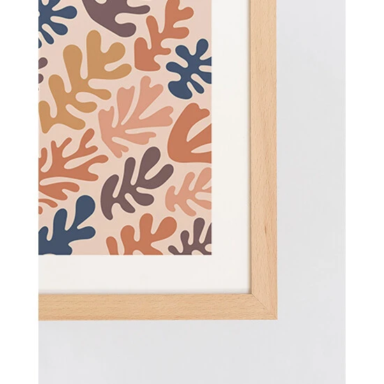 ANY IMAGE Digitaldruck »Blätter«, Rahmen: Buchenholz, Natur 5 ANY IMAGE Digitaldruck »Blätter«, Rahmen: Buchenholz, Natur – Bild 3