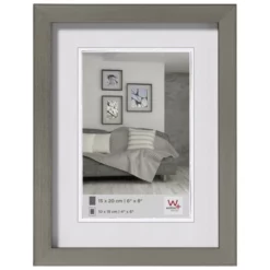 Walter Design Bilderrahmen, Construction Designrahmen, Silber, 21x29,7 Cm