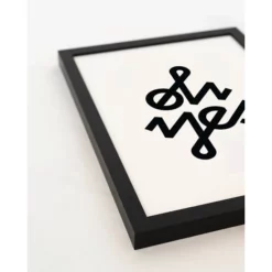 ANY IMAGE Digitaldruck »Oh Ja«, Rahmen: Buchenholz, Schwarz -Wohnen Wohndeko Verkäufe unnamed file 2303