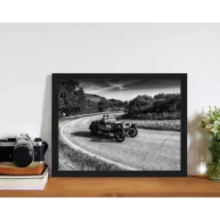 ANY IMAGE Digitaldruck »Altes Rennwagen«, Rahmen: Buchenholz, Schwarz -Wohnen Wohndeko Verkäufe unnamed file 2320