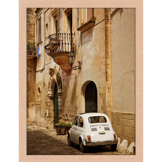 ANY IMAGE Digitaldruck »Fiat«, Rahmen: Buchenholz, Natur 3 ANY IMAGE Digitaldruck »Fiat«, Rahmen: Buchenholz, Natur