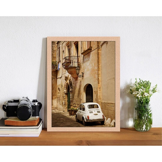 ANY IMAGE Digitaldruck »Fiat«, Rahmen: Buchenholz, Natur 5 ANY IMAGE Digitaldruck »Fiat«, Rahmen: Buchenholz, Natur – Bild 3