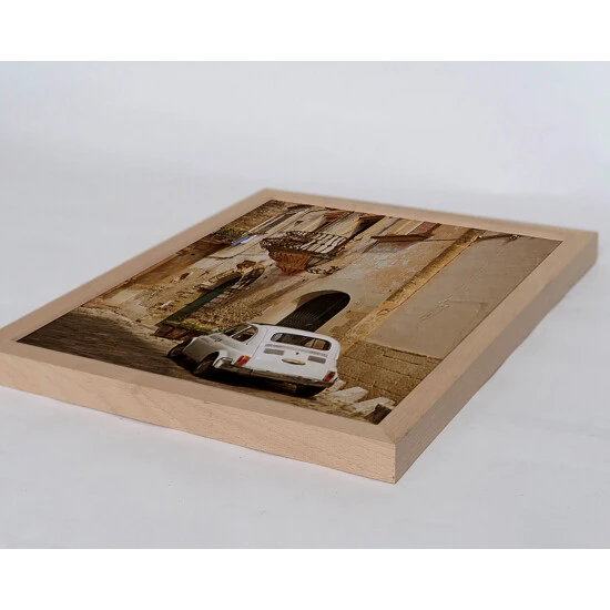 ANY IMAGE Digitaldruck »Fiat«, Rahmen: Buchenholz, Natur 6 ANY IMAGE Digitaldruck »Fiat«, Rahmen: Buchenholz, Natur – Bild 4