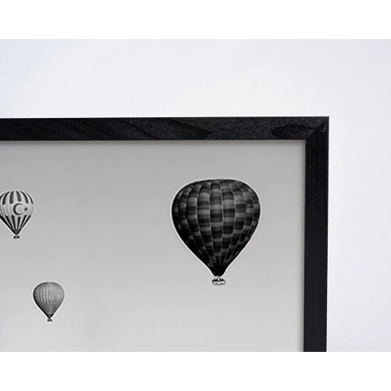 ANY IMAGE Digitaldruck »Luftballons«, Rahmen: Buchenholz, Schwarz 6 ANY IMAGE Digitaldruck »Luftballons«, Rahmen: Buchenholz, Schwarz – Bild 4