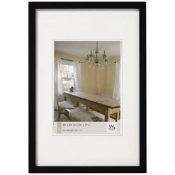 Walter Design Bilderrahmen, PEPPERS HOLZRAHMEN, Schwarz, 21x30 Cm