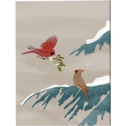 ANY IMAGE Kunstdruck »Vögel«, Mehrfarbig, Alu-Dibond