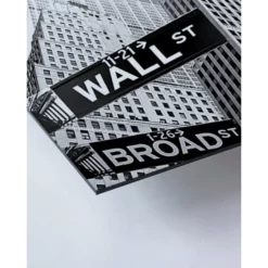 ANY IMAGE Kunstdruck »Wall Street«, Mehrfarbig, Alu-Dibond -Wohnen Wohndeko Verkäufe unnamed file 2400